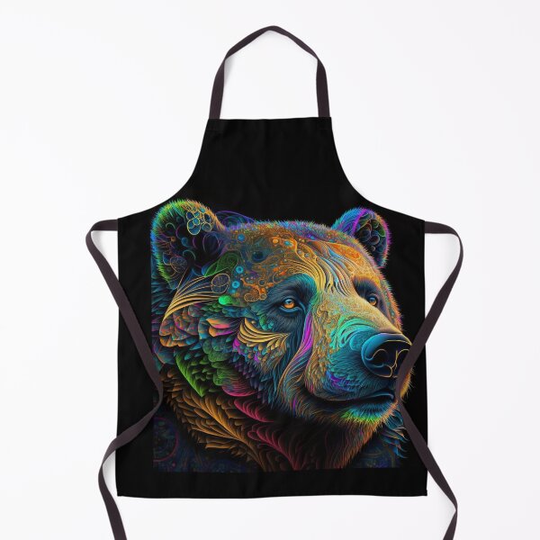 Item preview, Beautiful psychedelic bear face designed and sold by Victorsju.