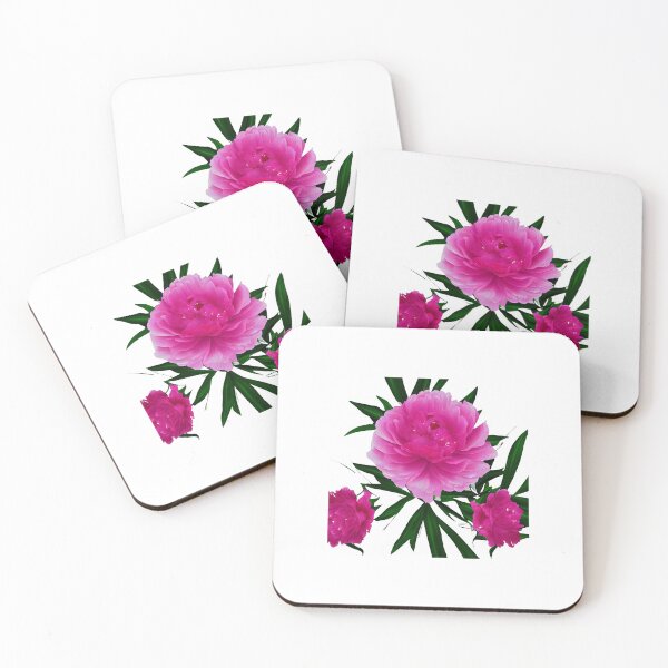 Item preview, Flower pink peony designed and sold by The Love Quill.