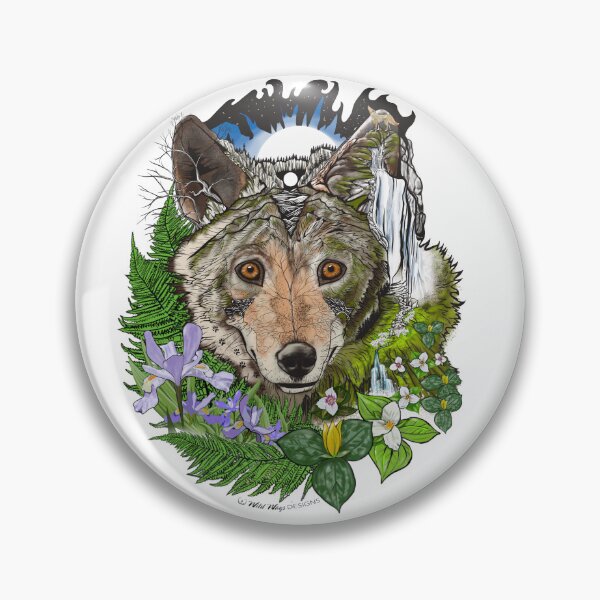 Artikelvorschau, Wild Ways Coyote im Frühjahr entworfen und verkauft von Kindeledhearts.
