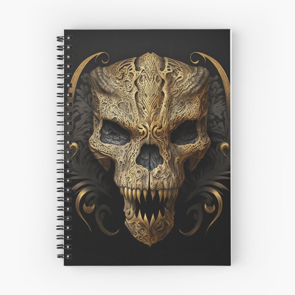 Item preview, Golden Beast Skull designed and sold by GummywormDesign.