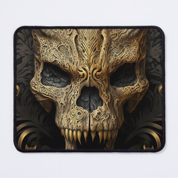 Item preview, Golden Beast Skull designed and sold by GummywormDesign.