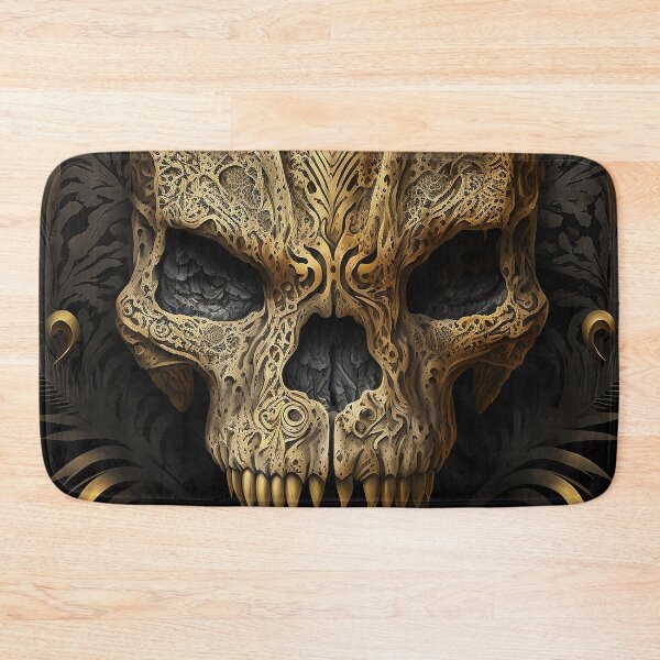 Item preview, Golden Beast Skull designed and sold by GummywormDesign.