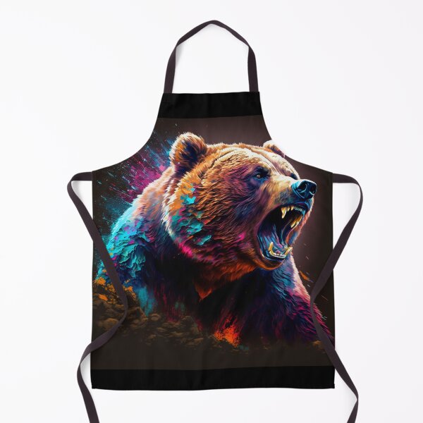 Item preview, Beautiful psychedelic furious bear  designed and sold by Victorsju.