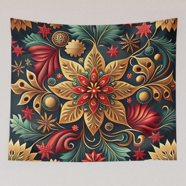 Item preview, Romantic christmas pattern designed and sold by XmasPatterns.