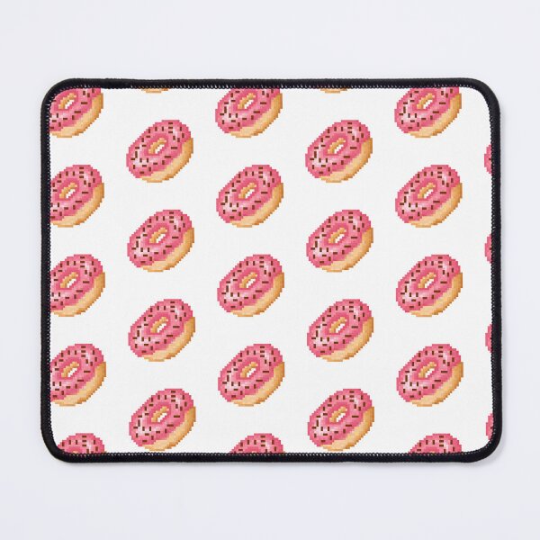 Item preview, Retro Pink Sprinkle Pixel Donut designed and sold by 8BitTrip.