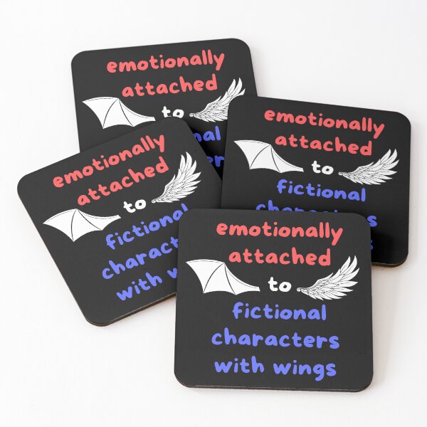 Item preview, Emotionally attached to fictional characters with wings designed and sold by AR-Daydreams.