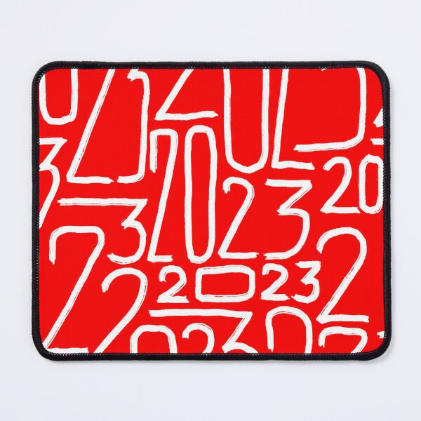 Item preview, Pattern with and drawn 2023 number. New year typography. Simple kids drawing style. designed and sold by hmorena.