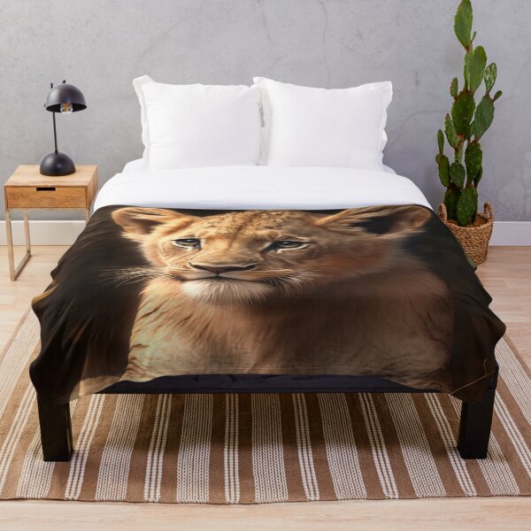 Item preview, Lion Cub Laying designed and sold by GummywormDesign.
