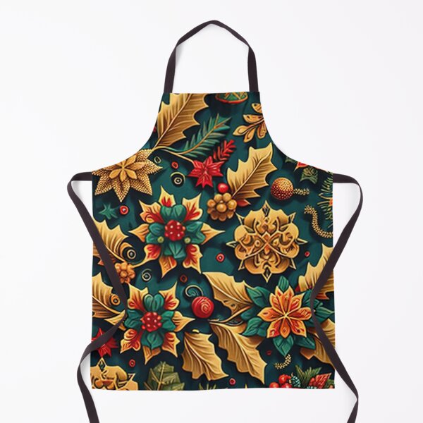 Item preview, Golden christmas pattern designed and sold by XmasPatterns.