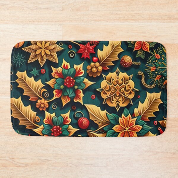Item preview, Golden christmas pattern designed and sold by XmasPatterns.