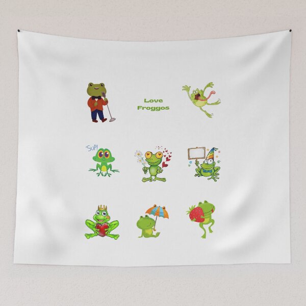 Item preview, Funny cute Frog pack designed and sold by ZoesAttic.