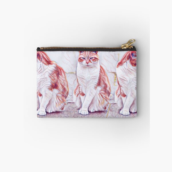 Item preview, Três Gatinhos rosa sentados olhando a paisagem designed and sold by GirlaineSQ.