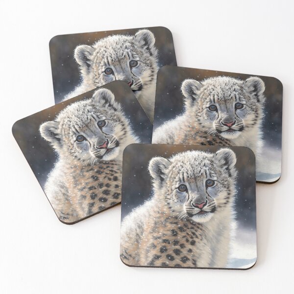 Item preview, Snow Leopard Cub designed and sold by GummywormDesign.