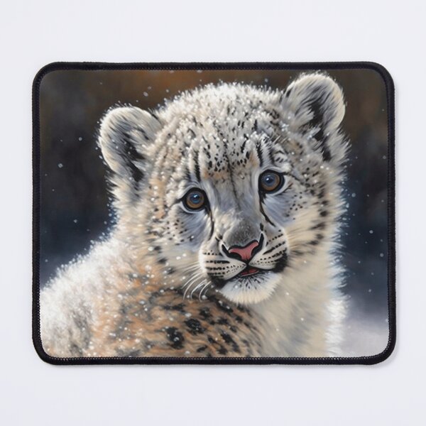 Item preview, Snow Leopard Cub designed and sold by GummywormDesign.