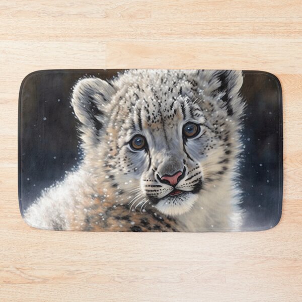 Item preview, Snow Leopard Cub designed and sold by GummywormDesign.