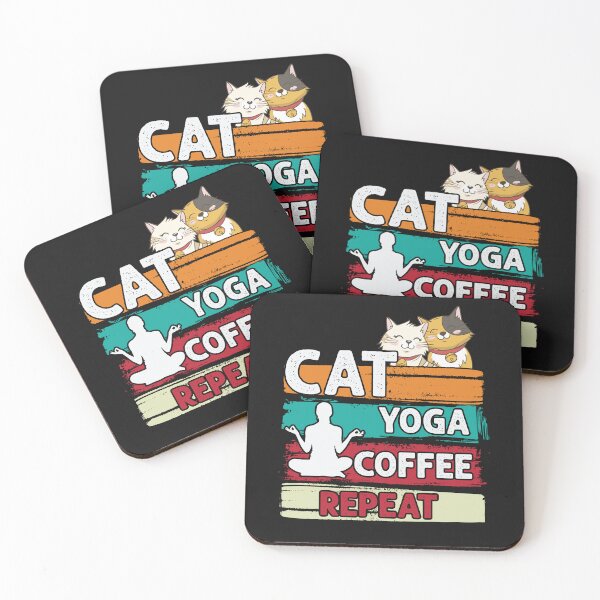 Item preview, Cat and Yoga and Coffee lover :Yoga Lover Quotes  designed and sold by remonss.