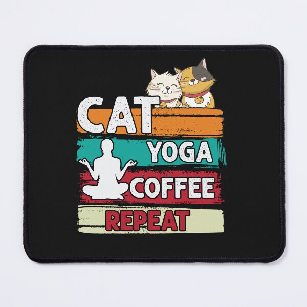 Item preview, Cat and Yoga and Coffee lover :Yoga Lover Quotes designed and sold by remonss.