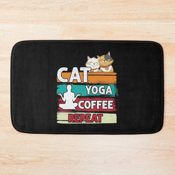 Item preview, Cat and Yoga and Coffee lover :Yoga Lover Quotes  designed and sold by remonss.