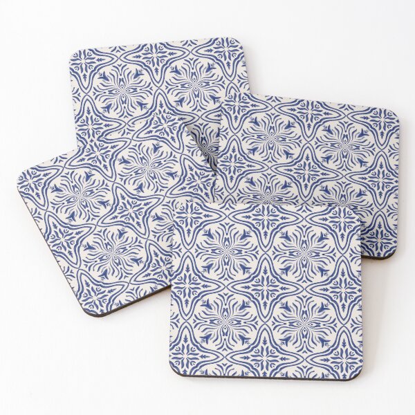Item preview, Moroccan style tiles in blue designed and sold by starseedgems.
