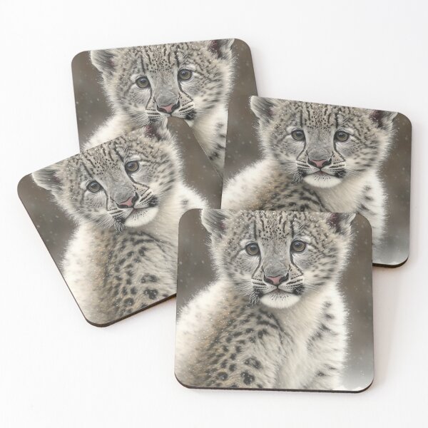 Item preview, Sitting Snow Leopard Cub designed and sold by GummywormDesign.