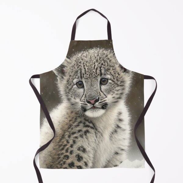 Item preview, Sitting Snow Leopard Cub designed and sold by GummywormDesign.