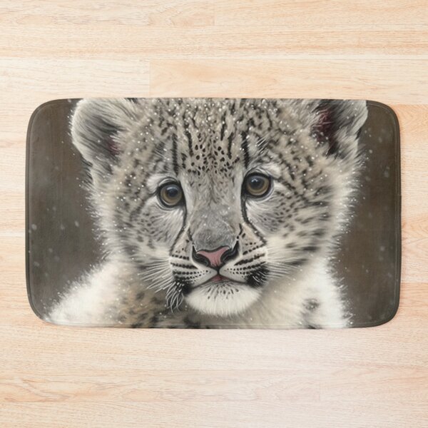 Item preview, Sitting Snow Leopard Cub designed and sold by GummywormDesign.