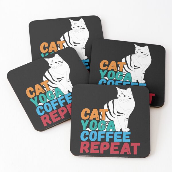 Item preview,  Cat and Yoga and Coffee lover :Yoga Lover Quotes  designed and sold by remonss.