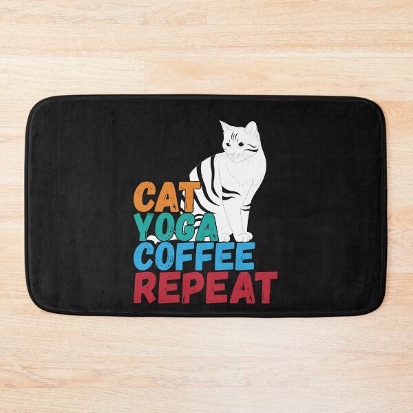 Item preview,  Cat and Yoga and Coffee lover :Yoga Lover Quotes  designed and sold by remonss.