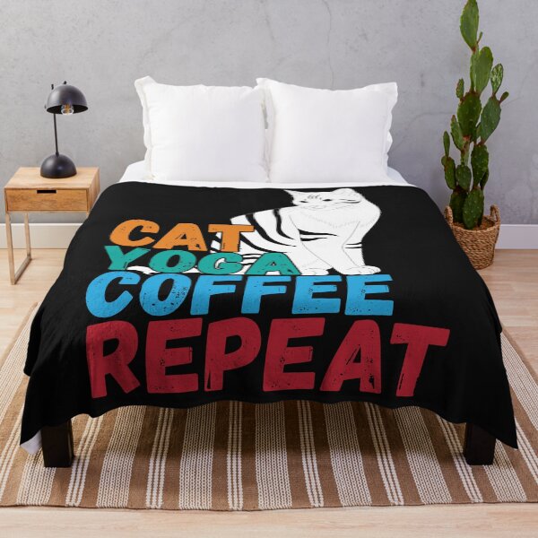 Item preview, Cat and Yoga and Coffee lover :Yoga Lover Quotes designed and sold by remonss.