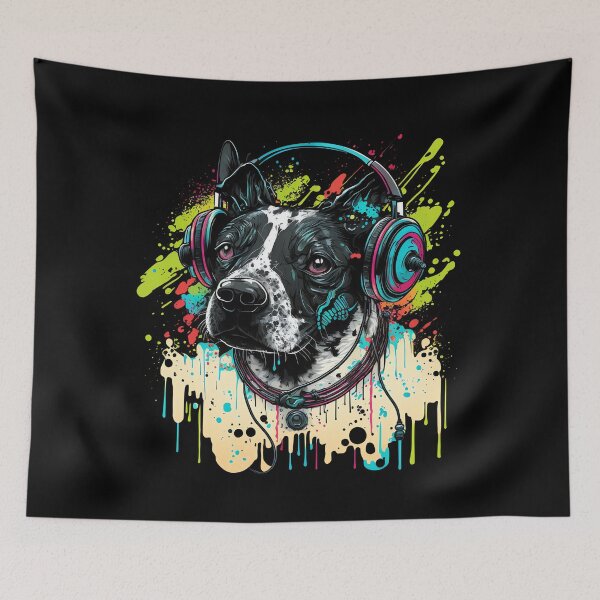 Item preview, dog hears music designed and sold by MAV-Arts.