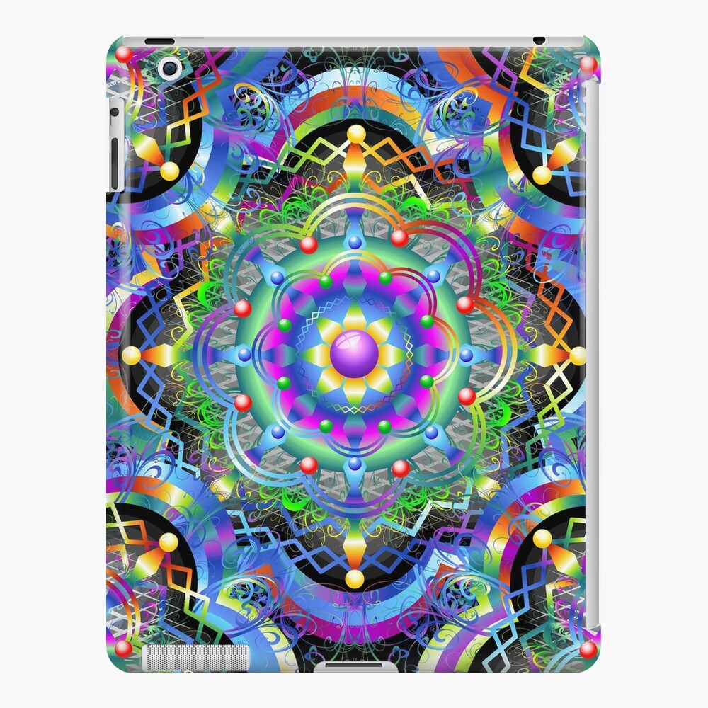 Mandala Universe Psychedelic iPad Case & Skin