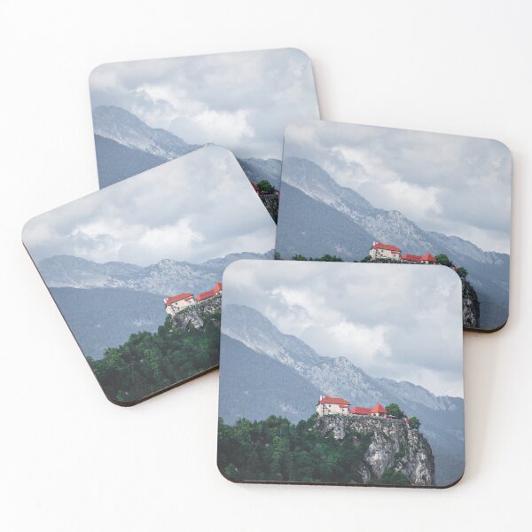 Item preview, Bled Castle against an alpine backdrop  designed and sold by Two-Tickets-To.