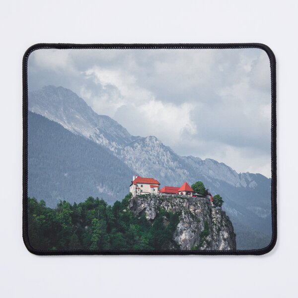 Item preview, Bled Castle against an alpine backdrop designed and sold by Two-Tickets-To.