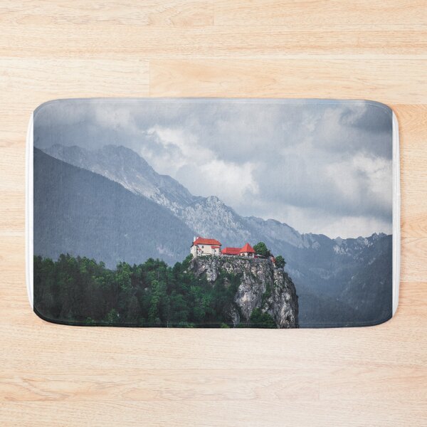 Item preview, Bled Castle against an alpine backdrop  designed and sold by Two-Tickets-To.