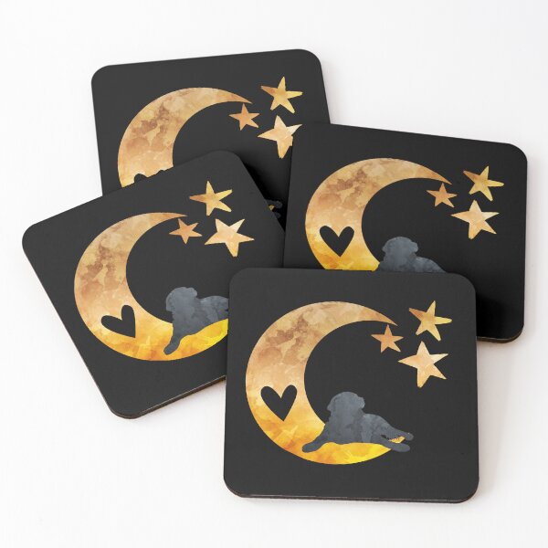 Item preview, Bernese Mountain Dog Moon Stars Art designed and sold by BittenByErmines.
