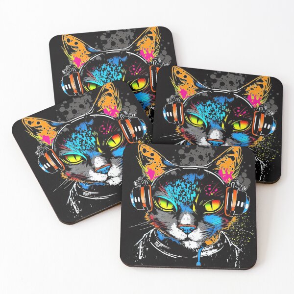 Item preview, cat hears music designed and sold by MAV-Arts.