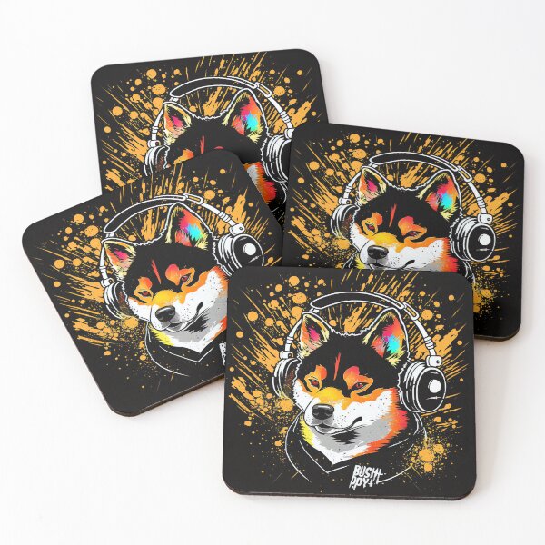 Item preview, Shiba Inu listens to music designed and sold by MAV-Arts.