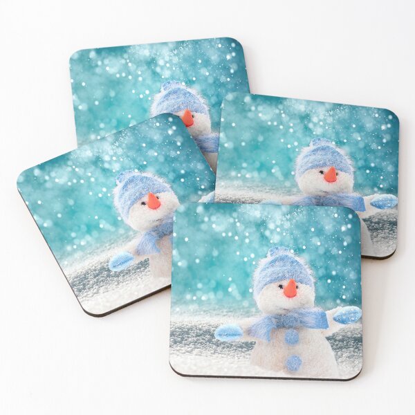 Artikelvorschau, Schneemann-Schnee-Hut-Schal-Schneeflocken entworfen und verkauft von PhotoozStore.