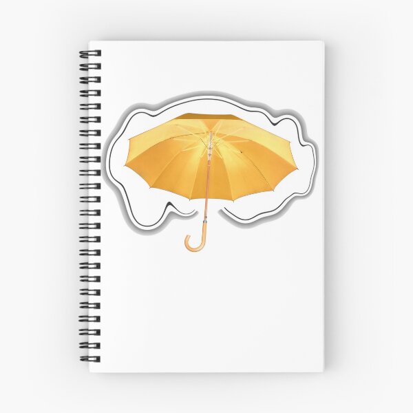Item preview, Modern yellow umbrella with curve border frame isolated on white. designed and sold by IaroslavB.