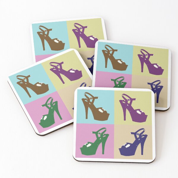Item preview, Colorful heels Fashion Inspired Poster designed and sold by Soratern.