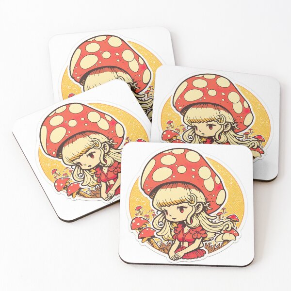 Item preview, Cute Mushroom Girl designed and sold by BossRangoon.