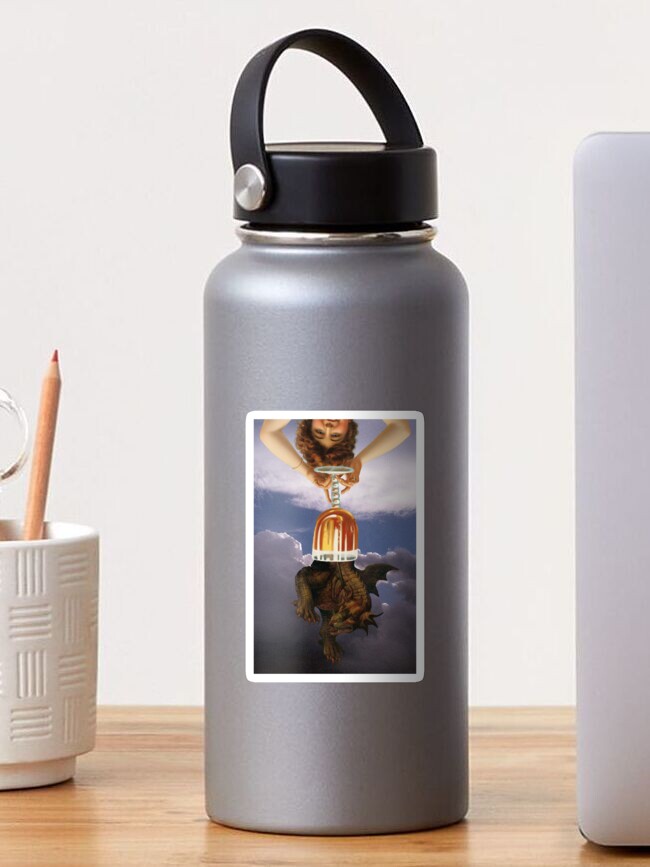 Thumbnail 1 of 3, Sticker, Into Your Cups designed and sold by WildRootsArt.