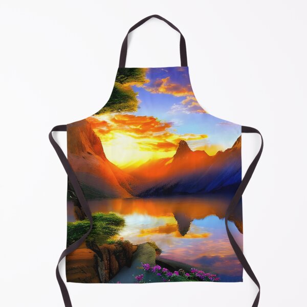 Item preview, Mountain Sunset Artwork designed and sold by The Love Quill.