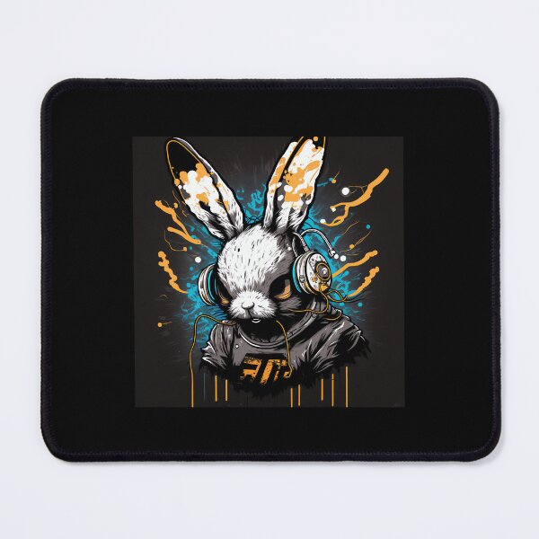 Item preview, Angry rabbit listens to music designed and sold by MAV-Arts.