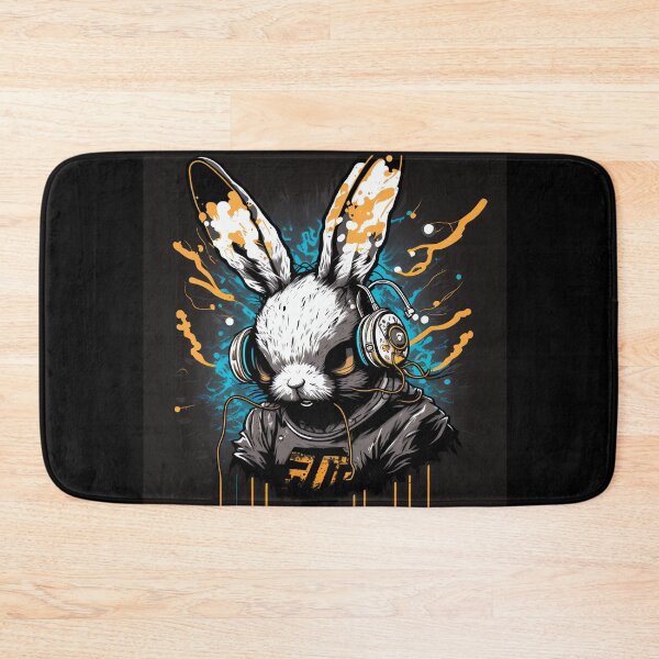 Item preview, Angry rabbit listens to music designed and sold by MAV-Arts.
