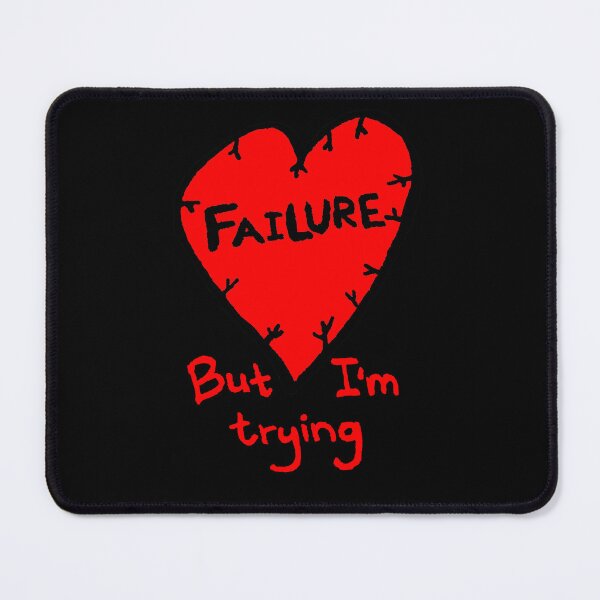 Item preview, Heart Failure - But I'm Trying (in red) designed and sold by Deborah Singer.
