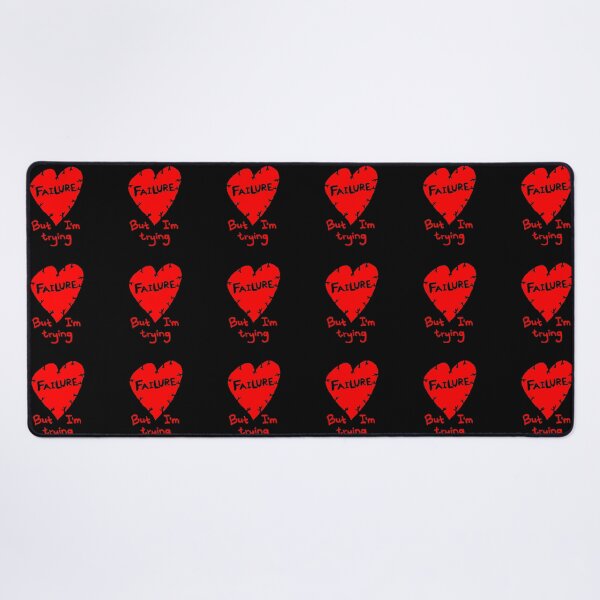 Item preview, Heart Failure - But I'm Trying (in red) designed and sold by Deborah Singer.