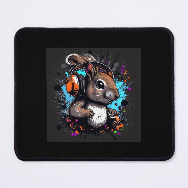 Item preview, Squirrel is listening to music designed and sold by MAV-Arts.