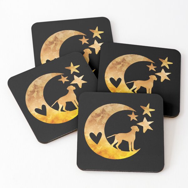 Item preview, Brittany Dog Moon Stars Art designed and sold by BittenByErmines.