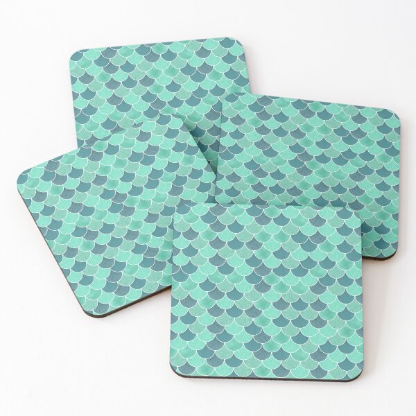 Item preview, Mermaid Scales Sea Green designed and sold by UrbanEpiphany.